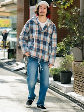 「URBAN RESEARCH Sonny Label（アーバンリサーチサニーレーベル）のアイテム（帽子）」を使った、shibataniさん（メンズ・180cm）の春コーディネート