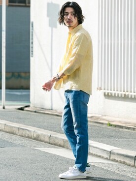 shibataniさん（メンズ・180cm）の春コーディネート