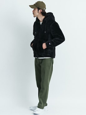 「URBAN RESEARCH Sonny Label（アーバンリサーチサニーレーベル）のアイテム（帽子）」を使った、shibataniさん（メンズ・180cm）の夏コーディネート