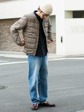 「URBAN RESEARCH Sonny Label（アーバンリサーチサニーレーベル）のアイテム（ダウンジャケット/コート）」を使った、shibataniさん（メンズ・180cm）の秋コーディネート