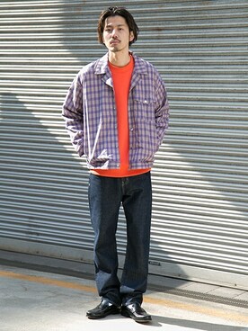 「サニーレーベル」｜「アイテム（その他アウター）」を使った、shibataniさん（メンズ・180cm）の冬コーディネート