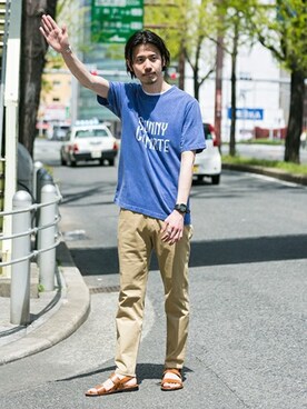 shibataniさん（メンズ・180cm）の夏コーディネート