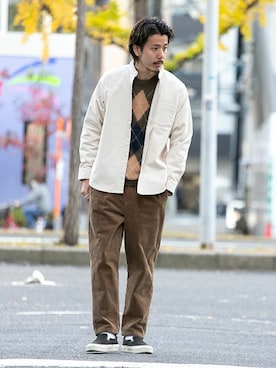 shibataniさん（メンズ・180cm）の冬コーディネート