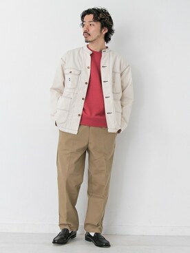 「Wrangler（ラングラー）のアイテム（その他アウター）」を使った、shibataniさん（メンズ・180cm）の冬コーディネート