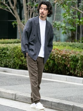 「URBAN RESEARCH Sonny Label（アーバンリサーチサニーレーベル）のアイテム（その他アウター）」を使った、shibataniさん（メンズ・180cm）の春コーディネート