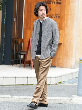 shibataniさん（メンズ・180cm）の春コーディネート