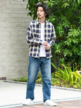 shibataniさん（メンズ・180cm）の春コーディネート