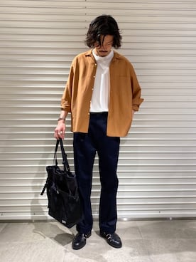 「bach（バッハ）のアイテム」を使った、shibataniさん（メンズ・180cm）の春コーディネート