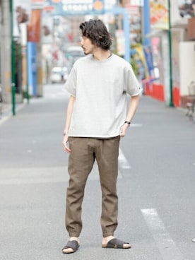 「penta（ペンタ）のアイテム」を使った、shibataniさん（メンズ・180cm）の夏コーディネート