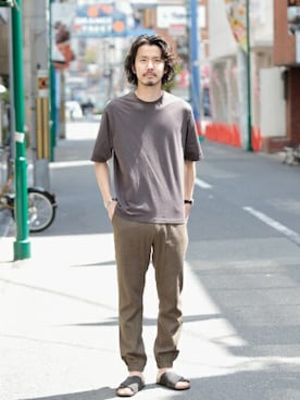 「TROO」｜shibataniさん（メンズ・180cm）の夏コーディネート