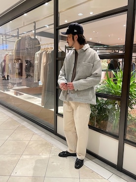 「URBAN RESEARCH（アーバンリサーチ）のアイテム（カバーオール）」を使った、shibataniさん（メンズ・180cm）の冬コーディネート