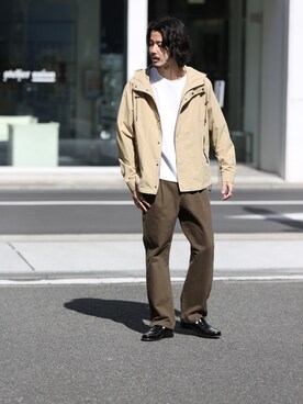 「URBAN RESEARCH Sonny Label（アーバンリサーチサニーレーベル）のアイテム（マウンテンパーカー）」を使った、shibataniさん（メンズ・180cm）の冬コーディネート