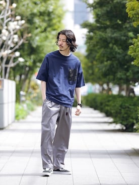 shibataniさん（メンズ・180cm）の春コーディネート