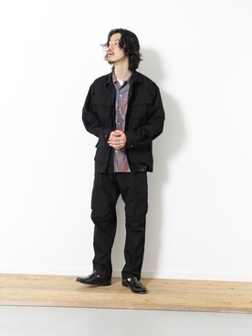 「URBAN RESEARCH Sonny Label（アーバンリサーチサニーレーベル）のアイテム（ミリタリージャケット）」を使った、shibataniさん（メンズ・180cm）の春コーディネート