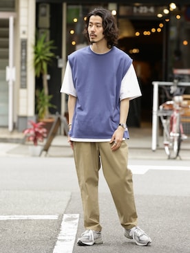 shibataniさん（メンズ・180cm）の春コーディネート