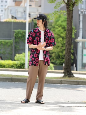 「quiksilver」｜shibataniさん（メンズ・180cm）の夏コーディネート