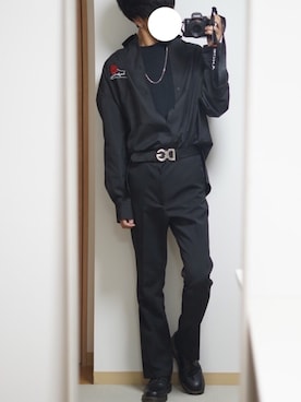 「Dr. Martens（ドクターマーチン）のDr.Martens / ドクターマーチン 1461 3EYE GIBSON SHOE 3ホール ギブソン シューズ ブーツ（ブーツ）」を使った、れんさん（メンズ・172cm）の秋コーディネート