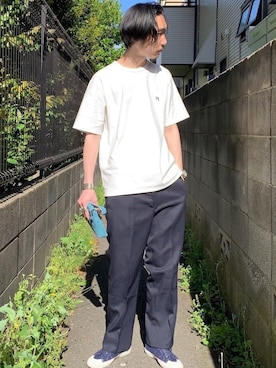 須山さん(メンズ・177cm)の春コーディネート