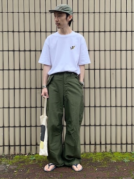 須山さん（メンズ・177cm）の夏コーディネート
