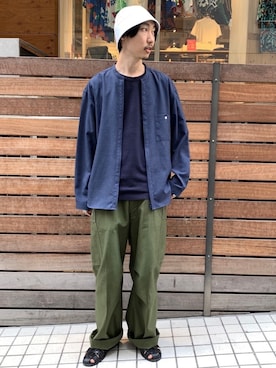 須山さん(メンズ・177cm)の夏コーディネート
