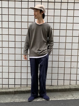 須山さん（メンズ・177cm）の秋コーディネート