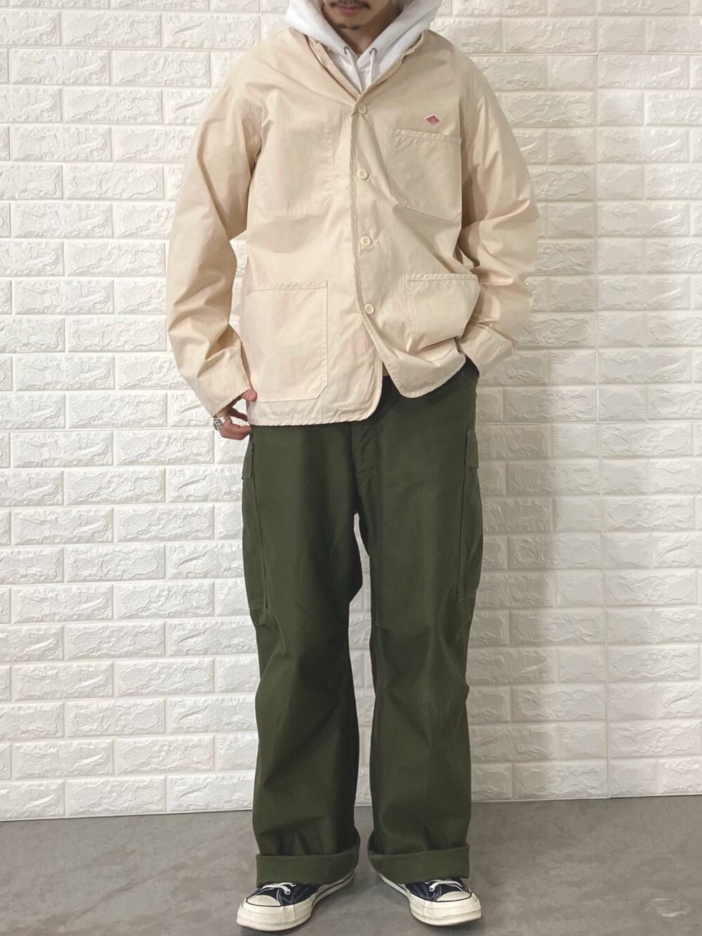 DANTON（ダントン）の「【DANTON/ダントン】 バンドカラーブルゾン #JD