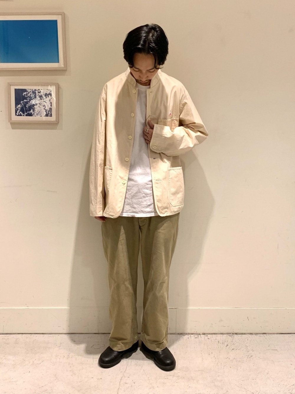 DANTON（ダントン）の「【DANTON/ダントン】 バンドカラーブルゾン #JD