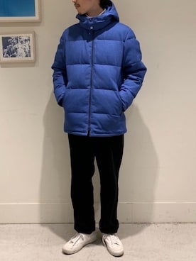 「SUPERGA（スペルガ）のアイテム」を使った、須山さん（メンズ・177cm）の秋コーディネート