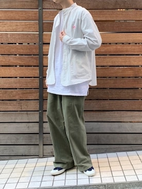 須山さん(メンズ・177cm)の春コーディネート
