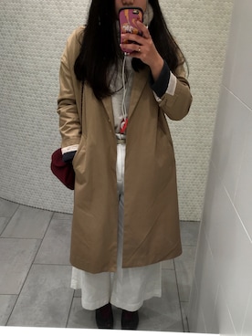 「LUCA（ルカ）のアイテム（ジャケット/アウター）」を使った、nahoさん（レディース・163cm）の春コーディネート