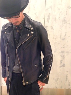 「Johnbull Private labo（ジョンブルプライベートラボ）のアイテム（その他）」を使った、tatさん（メンズ・173cm）の冬コーディネート