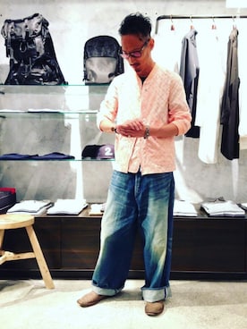 「Johnbull Private labo（ジョンブルプライベートラボ）のアイテム（その他）」を使った、tatさん（メンズ・173cm）の冬コーディネート