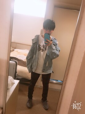 「EFFECTEN（エフェクテン）のアイテム（ジャケット/アウター）」を使った、たくみさん（メンズ・167cm）の冬コーディネート