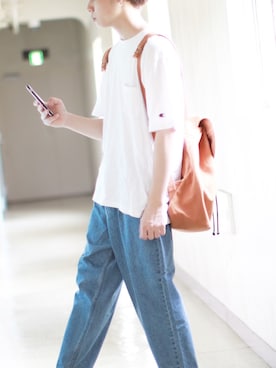 「Relate（リレート）のアイテム」を使った、よっくんさん（メンズ・171cm）の夏コーディネート