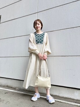Kastane カスタネのワンピース ドレス ワンポイント コーディネート Zozotown