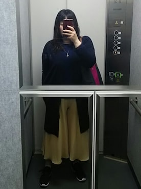 「メチャカリ」｜「アイテム（レッグウェア）」を使った、ayako.oさん（レディース・157cm）の春コーディネート
