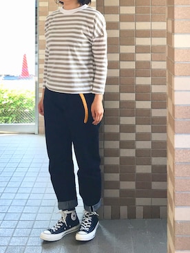 enonoさん（レディース・157cm）の春コーディネート