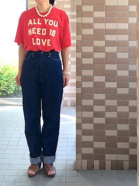 「BOSABO（ボサボ）のアイテム」を使った、enonoさん（レディース・157cm）の夏コーディネート