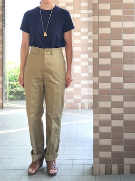 「BOSABO（ボサボ）のアイテム」を使った、enonoさん（レディース・157cm）の夏コーディネート