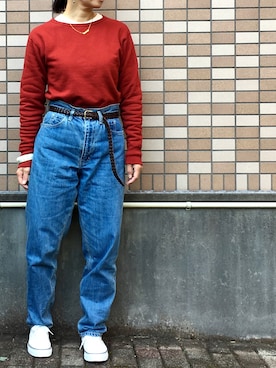 「ippei takei（イッペイタケイ）のアイテム」を使った、enonoさん（レディース・157cm）の秋コーディネート