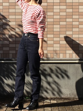 「FREELANCE（フリーランス）のアイテム」を使った、enonoさん（レディース・157cm）の春コーディネート