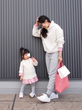 ka_and_chさん(キッズ・90cm)の春コーディネート