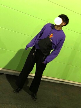 「Lui's（ルイス）のナローベルト（ベルト）」を使った、또한ちゃんさん（メンズ・173cm）の秋コーディネート