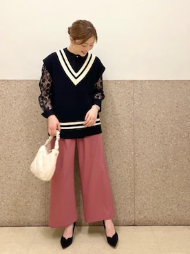 ルクールブラン京都ポルタ店スタッフさんのコーディネート