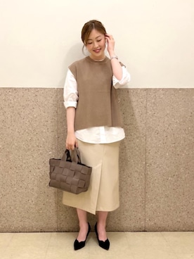 ルクールブラン京都ポルタ店スタッフさんのコーディネート