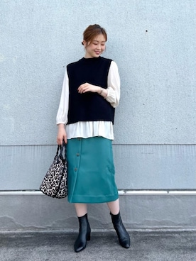 ルクールブラン京都ポルタ店スタッフさんのコーディネート