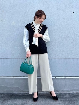 ルクールブラン京都ポルタ店スタッフさんのコーディネート