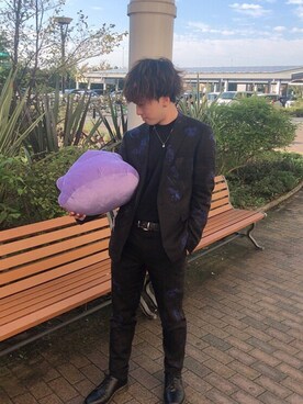 「Dr. Martens（ドクターマーチン）のアイテム（モカシン/デッキシューズ）」を使った、こうたさん（メンズ・171cm）の春コーディネート