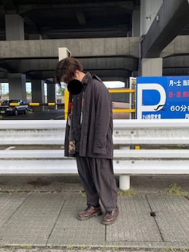 「Dr. Martens（ドクターマーチン）のアイテム（モカシン/デッキシューズ）」を使った、こうたさん（メンズ・170cm）の春コーディネート