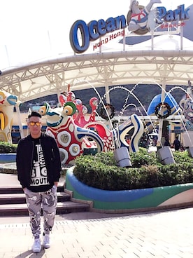 「JOYRICH」｜「アイテム（MA-1）」を使った、Edimundson さん（メンズ・180cm）の夏コーディネート